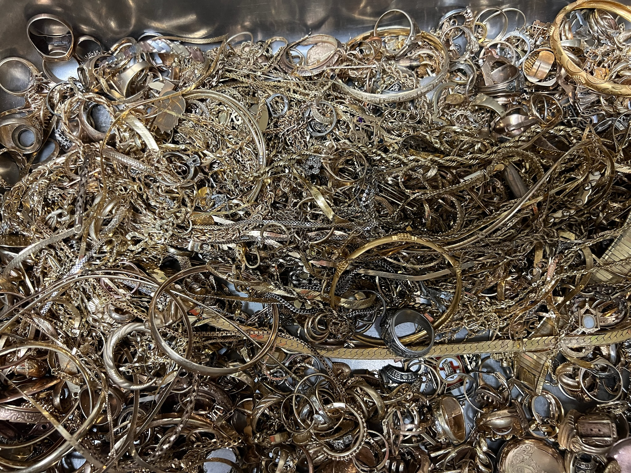 Lot of silver and scrap metal 